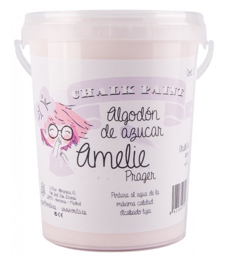 Pintura Tiza Chalk Paint 55 Algodón de Azúcar Amelie Prager 1 Litro