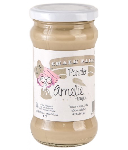 Pintura Tiza Chalk Paint 06 Pardo Amelie Prager 280ml