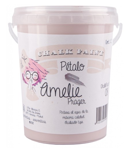 Pintura Tiza Chalk Paint 08 Pétalo Amelie Prager 1 Litro