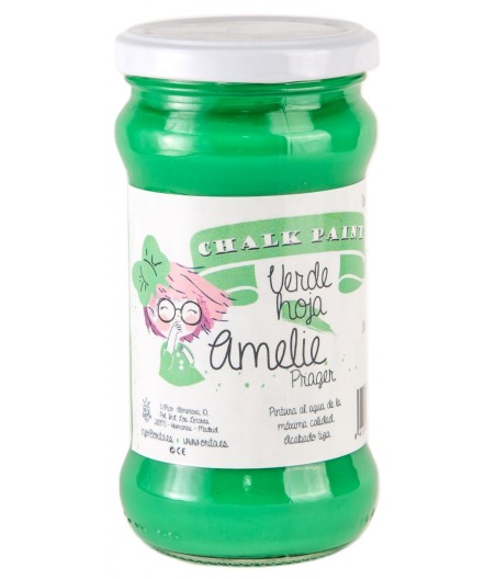 Pintura Tiza Chalk Paint 35 Verde hoja Amelie Prager 280ml