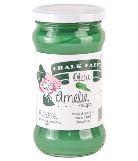 Pintura Tiza Chalk Paint 36 Oliva Amelie Prager 280ml