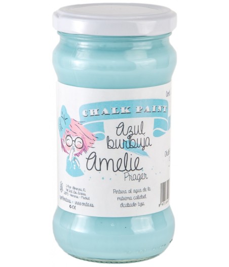 Pintura Tiza Chalk Paint 38 Azul burbuja Amelie Prager 280ml