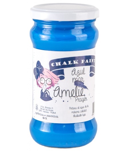 Pintura Tiza Chalk Paint 40 Azul mar Amelie Prager 280ml