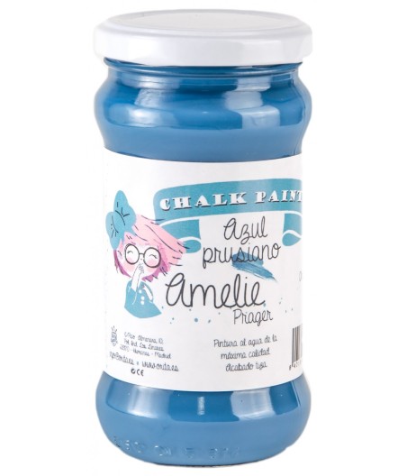 Pintura Tiza Chalk Paint 41 Prusiano Amelie Prager 280ml