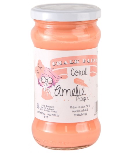 Pintura Tiza Chalk Paint 42 Coral Amelie Prager 280ml