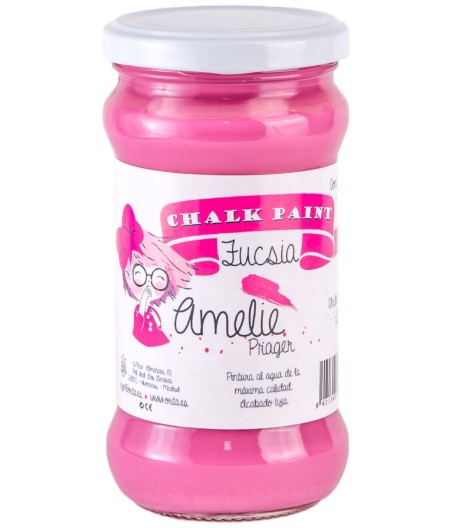 Pintura Tiza Chalk Paint 45 Fucsia Amelie Prager 280ml