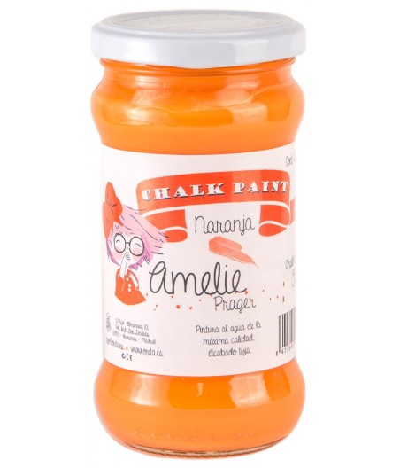 Pintura Tiza Chalk Paint 50 Naranja Amelie Prager 280ml