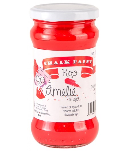 Pintura Tiza Chalk Paint 51 Rojo Amelie Prager 280ml