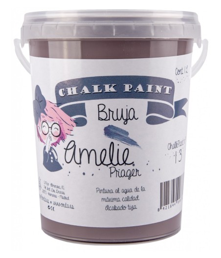 Pintura Tiza Chalk Paint 13 Bruja Amelie Prager 1 Litro