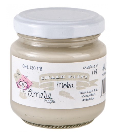 Pintura Tiza Chalk Paint 04 Moka Amelie Prager 120ml