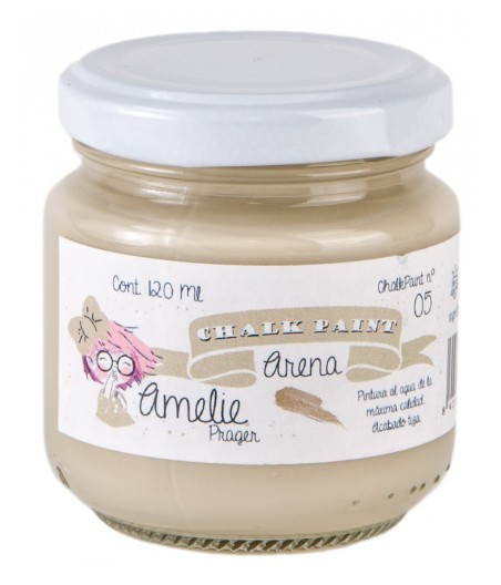 Pintura Tiza Chalk Paint 05 Arena Amelie Prager 120ml