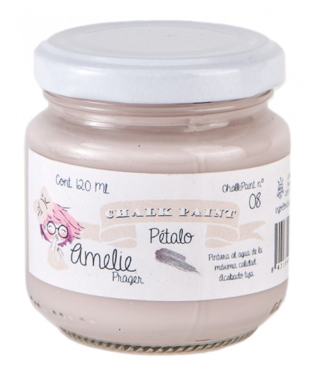 Pintura Tiza Chalk Paint 08 Pétalo Amelie Prager 120ml