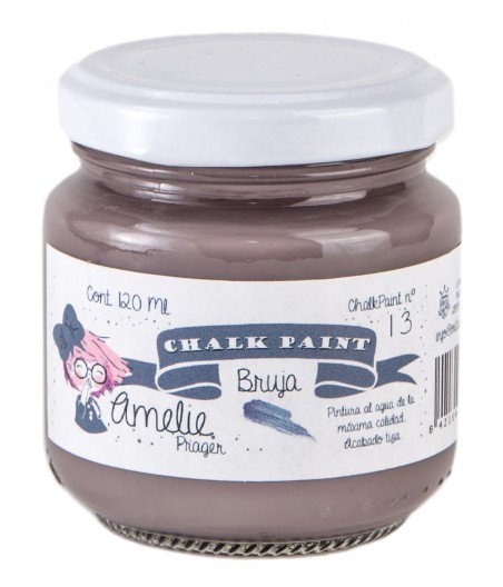 Pintura Tiza Chalk Paint 13 Bruja Amelie Prager 120ml