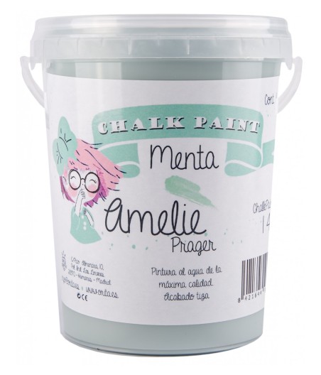 Pintura Tiza Chalk Paint 14 Menta Amelie Prager 1 Litro