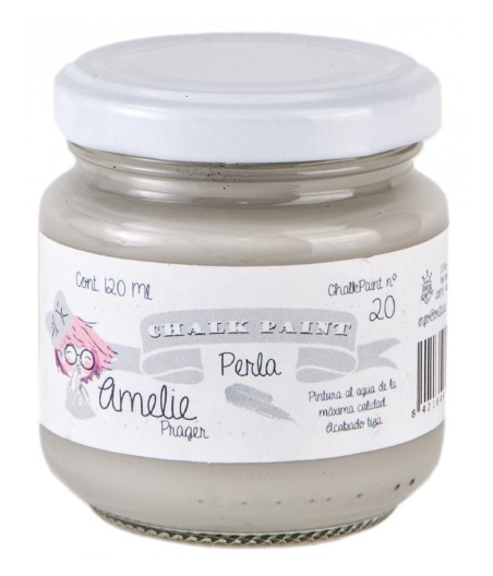 Pintura Tiza Chalk Paint 20 Perla Amelie Prager 120ml