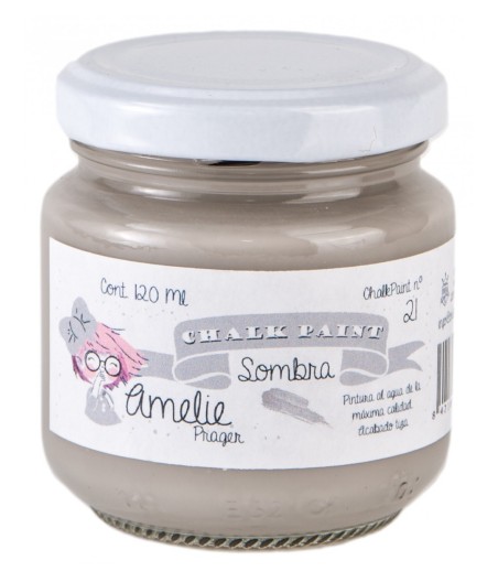 Pintura Tiza Chalk Paint 21 Sombra Amelie Prager 120ml