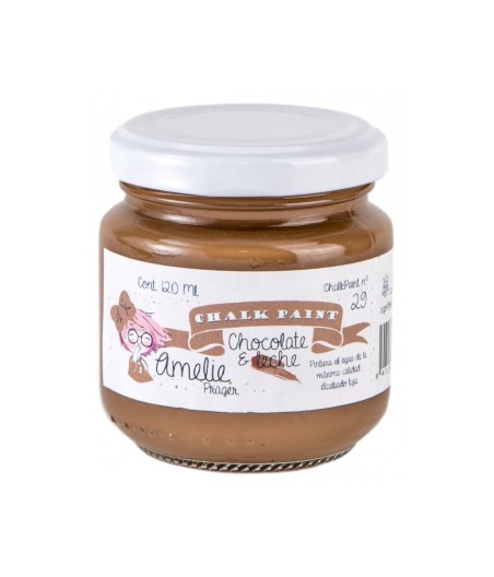 Pintura Tiza Chalk Paint 29 Chocolate con leche Amelie Prager 120ml