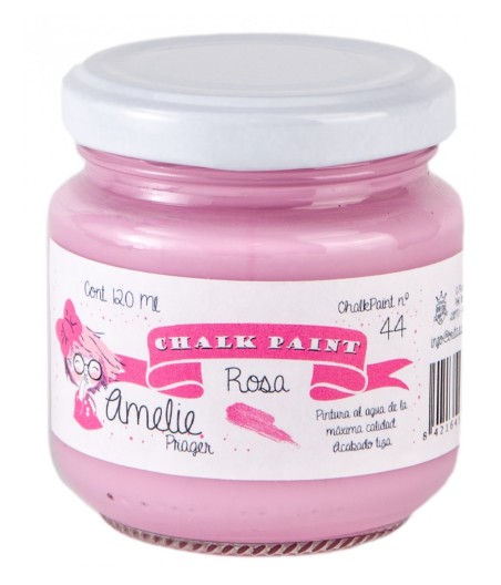 Pintura Tiza Chalk Paint 44 Rosa Amelie Prager 120ml