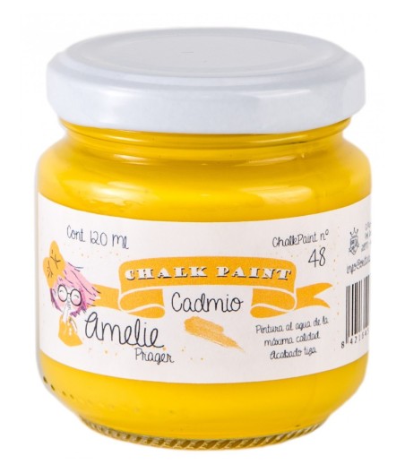 Pintura Tiza Chalk Paint 48 Cadmio Amelie Prager 120ml