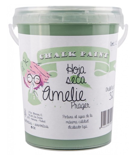 Pintura Tiza Chalk Paint 32 Hoja Seca Amelie Prager 1 Litro