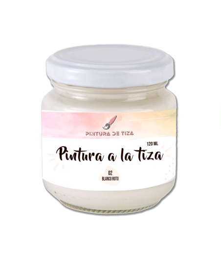 Pintura de Tiza Chalk Paint 02 Blanco Roto 120 ml