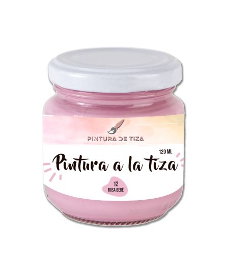 Pintura de Tiza Chalk Paint 12 Rosa Bebé 120 ml