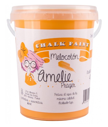 Pintura Tiza Chalk Paint 49 Melocotón Amelie Prager 1 Litro